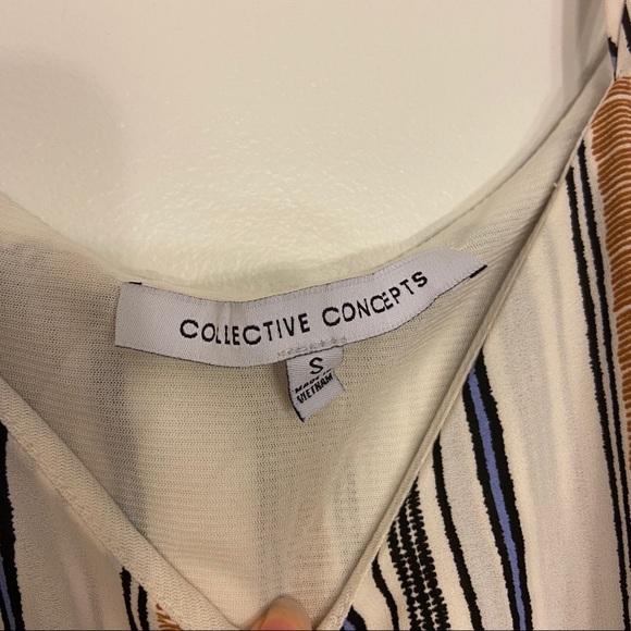 Collective Concepts Vertical Stripe Lined Dress - Picture 13 of 15